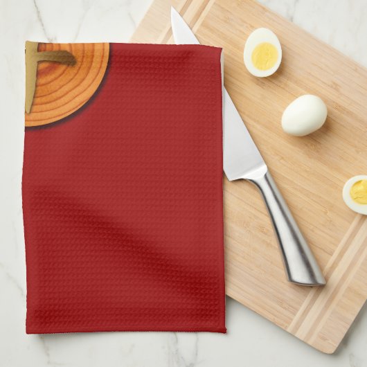 Wood Goat Ram Chinese Year Zodiac Kittuch Handtuch (Viertel Falte)