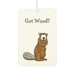 Wood got? Beaver Air Freshener Autolufterfrischer