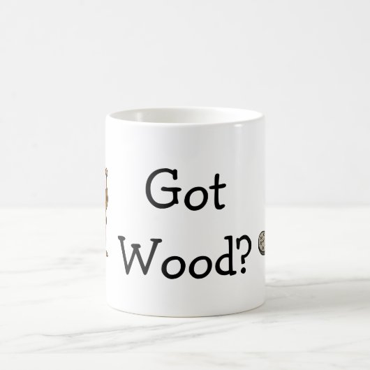 Wood got? Biberkaffee-Tasse Kaffeetasse (Mittel)