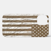 Wood Grain Grunge American Flag Case-Mate iPhone Hülle (Rückseite (Horizontal))