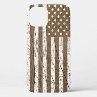 Wood Grain Grunge American Flag Case-Mate iPhone Hülle