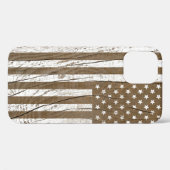 Wood Grain Grunge American Flag Case-Mate iPhone Hülle (Rückseite (Horizontal))