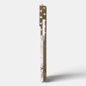 Wood Grain Grunge American Flag Case-Mate iPhone Hülle (Rückseite / Links)