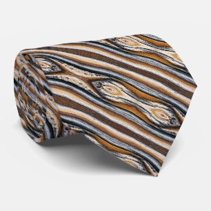 Wood Grain Knot Pattern Krawatte