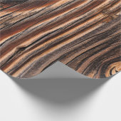 Wood Grain Pattern Geschenkpapier (Ecke)