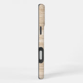 Wood Grain Phone Case | Personalized Monogram iPhone Hülle (Rechte Seite)