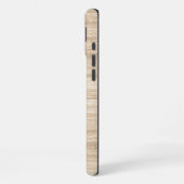 Wood Grain Phone Case | Personalized Monogram iPhone Hülle (Linke Seite)