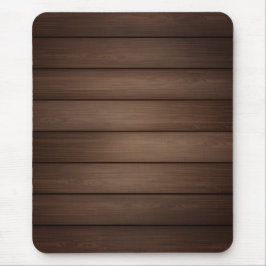 Wood Grain Striped Brown Abstract Fashion Art Mousepad