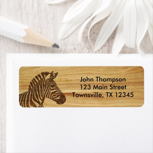 Wood Inlay Zebra (Insitu)