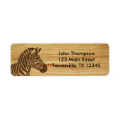 Wood Inlay Zebra (Vorne)