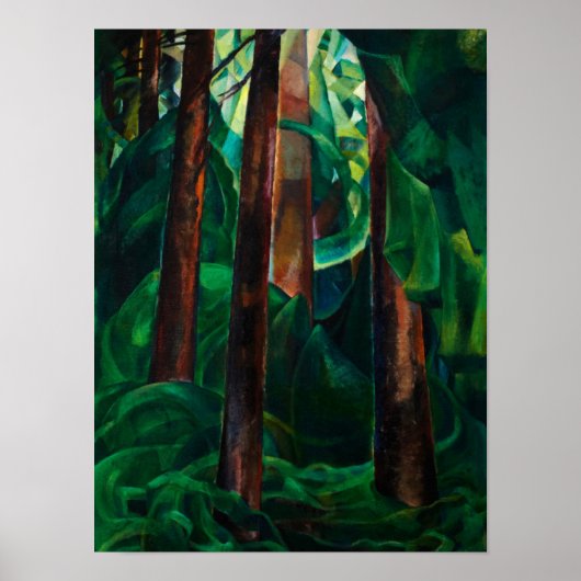 Wood Interior, 1930 von Emily Carr Poster (Vorne)