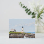Wood Island Light Postcard Postkarte (Stehend Vorderseite)