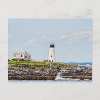 Wood Island Light Postcard Postkarte