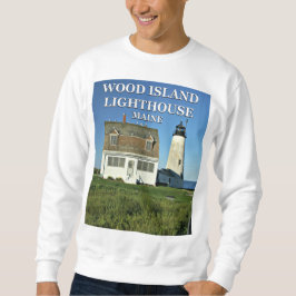 Wood Island Lighthouse, Maine Sweatshirt