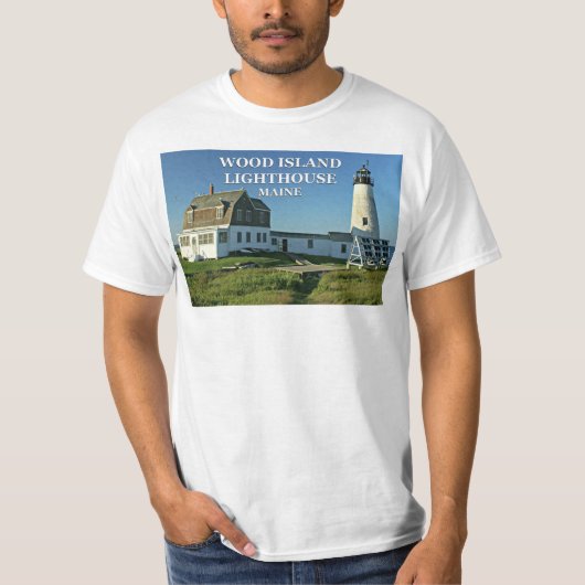 Wood Island Lighthouse, Maine T - Shirt (Vorderseite)