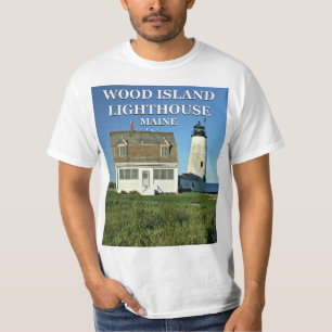 Wood Island Lighthouse, Maine T - Shirt