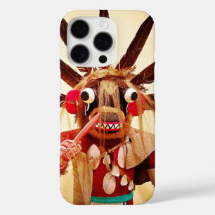 Wood-kachina-Puppe-Foto fett niedliches, lustiges  iPhone 16 Pro Hülle