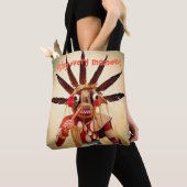 Wood Kachina Puppe Funny Funny Face jeden Moment g Tasche (Von Nahem)