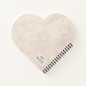 Wood Lily Blume Notizblock (Rückseite)