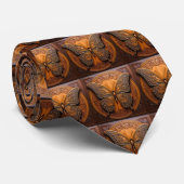 Wood Look Butterfly Krawatte (Gerollt)