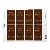 Wood Look Zuhause braut Biermarken (Vorne)