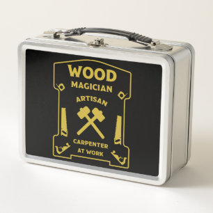 Wood Magician Metall Brotdose