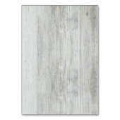 Wood Mason Jar und Gipskraut Rustikale Hochzeit Tischnummer (Rückseite)