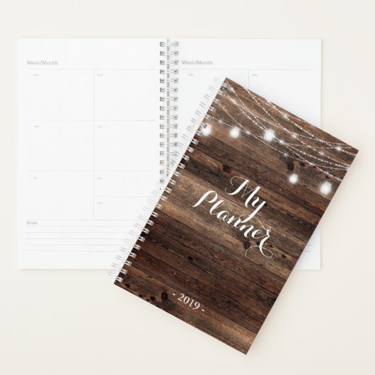 Wood Mason Jar Wedding Planner Planer (Anzeige)