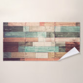 Wood material background. Vintage wallpaperbackgro Badehandtuch (Badehandtuch)