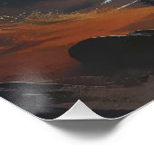 Wood, Moon and Mood Poster (Ecke)