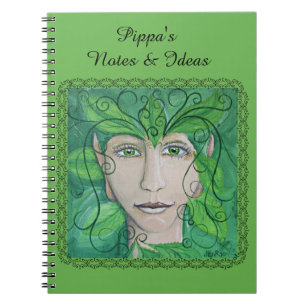 Wood Nymph Notebook, Jotter, Notepad Notizblock