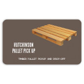 Wood Pallet Visitenkarte