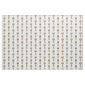 Wood Peace & Sephia Buddha Print Fabric Stoff (Yard (91,4 cm))