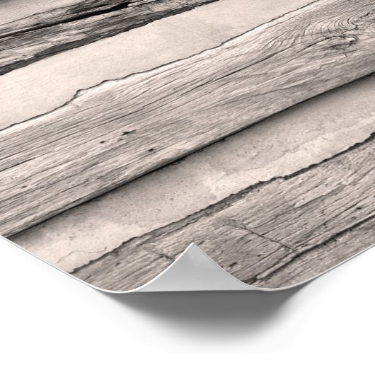 Wood Planks Poster (Ecke)