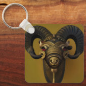 Wood Ram Schlüsselanhänger (Vorderseite)