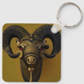 Wood Ram Schlüsselanhänger (Rückseite)