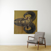 Wood Ram Wandteppich (Beispiel (Horizontal))