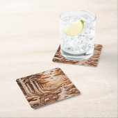 Wood Rechteckiger Pappuntersetzer (Vor Ort)