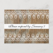 Wood Rings UAWG Postcard Einladungspostkarte (Vorderseite)