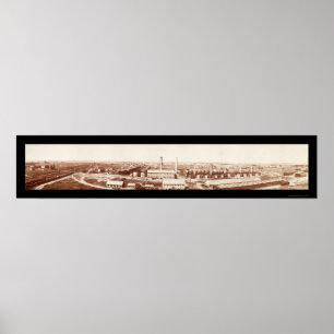 Wood River Refinery Foto 1908 Poster