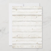 Wood Rustic Fall Pumpkin Housewärming Einladung (Rückseite)