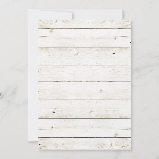 Wood Rustic Fall Pumpkin Housewärming Einladung (Rückseite)