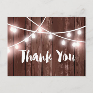 Wood Rustic Hintergrund Design, danke Karte