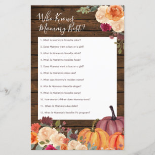 Wood Rustic Pumpkin, die Mommy Best Game kennt