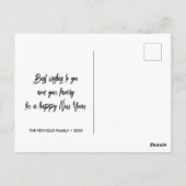 Wood Rustic Valentine's Day LIEBE Hört Fotokarte Postkarte (Rückseite)