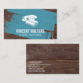 Wood Sander | Malerwalze Visitenkarte (Vorne/Hinten)