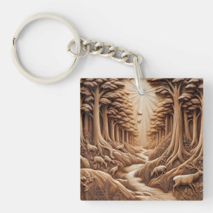 Wood Schlüsselanhänger