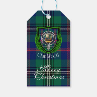 Wood Scottish Clan Tartan & Crest Geschenkanhänger