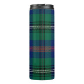 Wood Scottish Clan Tartan & Crest Thermosbecher (Rückseite)