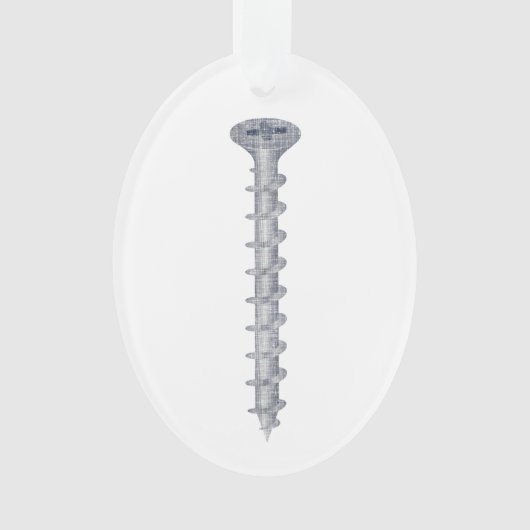 Wood Screw Ornament (Vorderseite)
